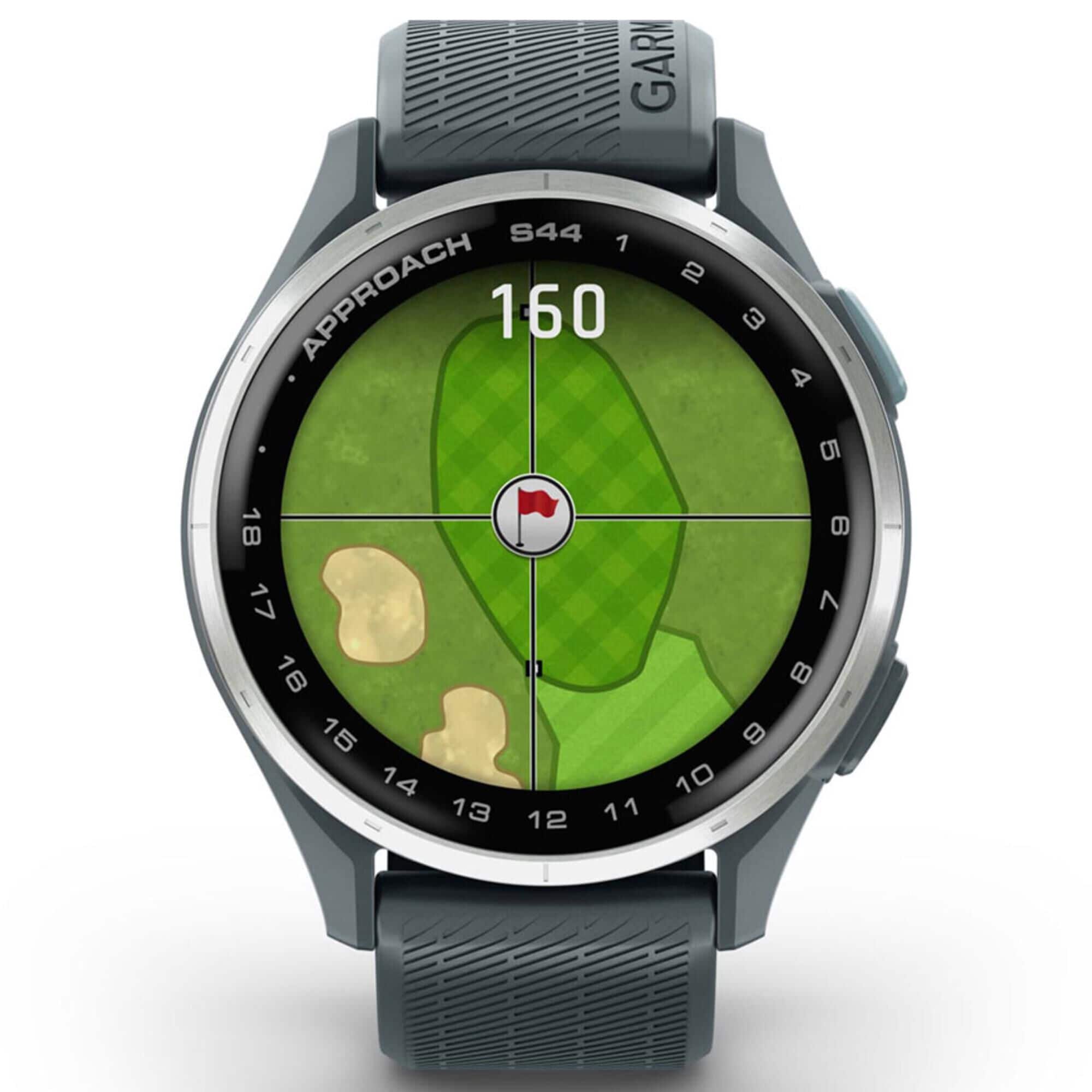 Garmin Approach S44 43mm Golf Smartwatch Silver Aluminum Bezel