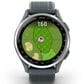 Garmin Approach S44 43mm Golf Smartwatch Silver Aluminum Bezel Case with Twilight Silicone Band, , large