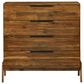 LH Imports Remix 4-Drawer Chest in Estelle Brown, , large
