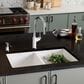 Blanco Precis 30" Equal Double Bowl Kitchen Sink in White, , large