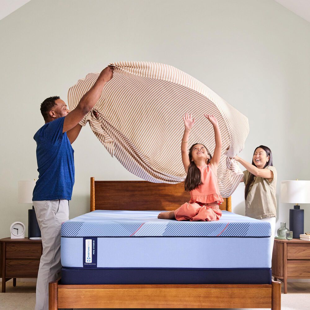 Sealy Wilkins Firm Hybrid Full Mattress with Low Profile Box Spring, , large