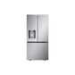 LG 24.5 Cu. Ft. 3-Door French Door Refrigerator in Stainless Steel, , large