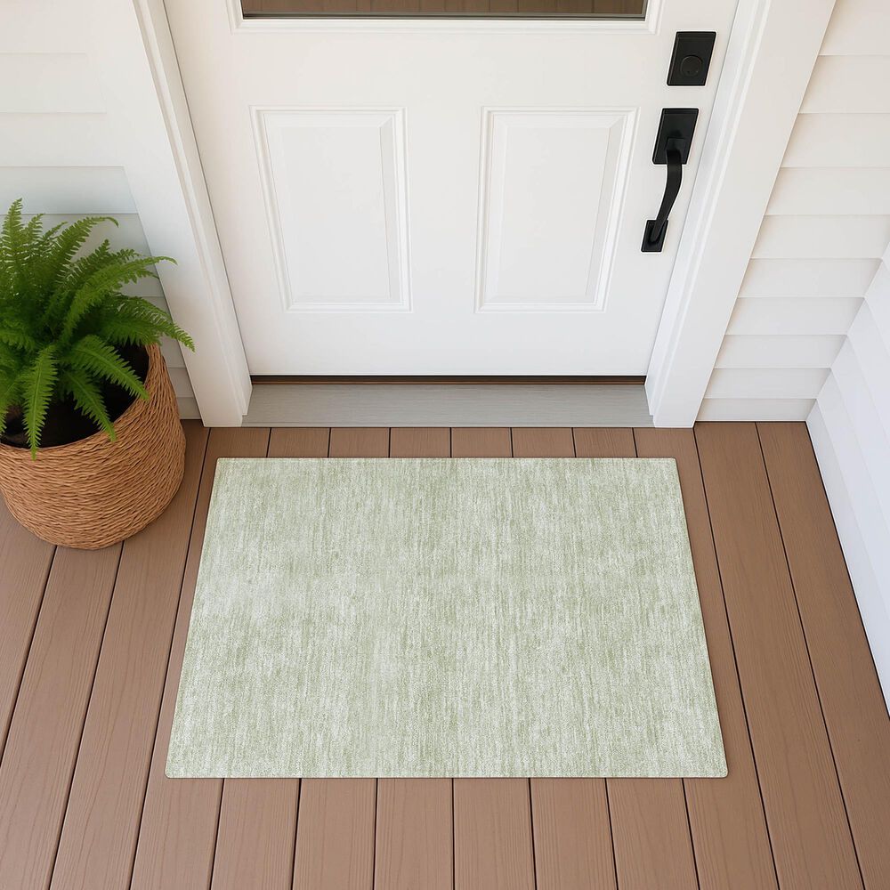 Dalyn Rug Company Soft Essentials Solid Celery 1'8" x 2'6" Area Rug, , large