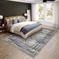 Dalyn Rug Company Jericho JC7 9" x 12" Pewter Indoor/Outdoor Area Rug, , large
