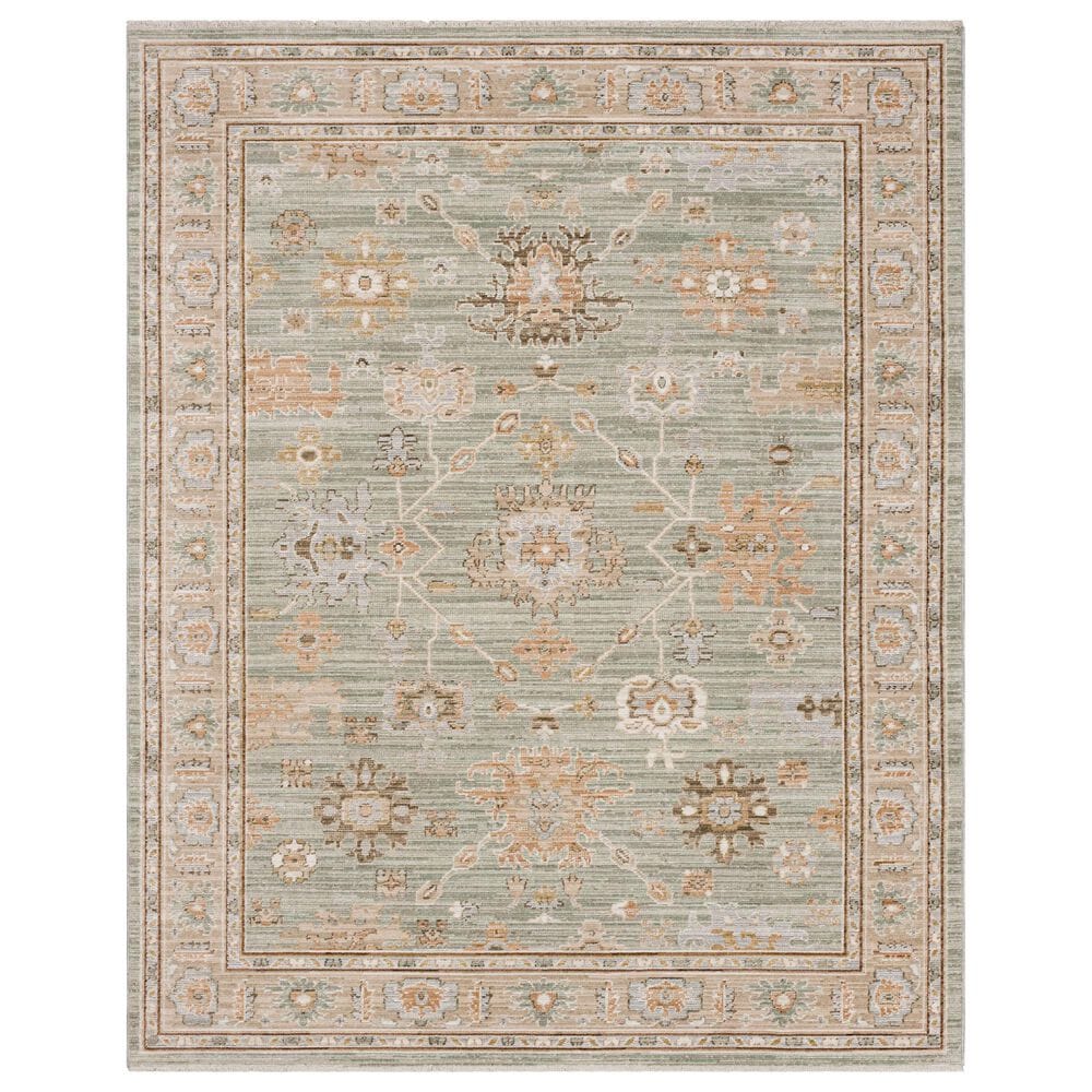 Karastan Anzali Dusty Sage 5"3" x 7"10" Area Rug, , large