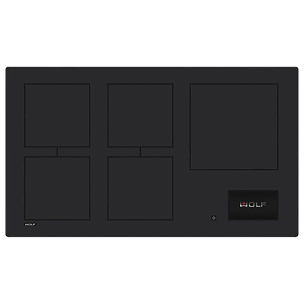 Wolf 36" Electric Induction Cooktop in Black, , large