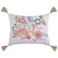 Levtex Lottie 12" x 24" Lumbar Throw Pillow in Blush, Green, Teal, Sienna, Ochre and Cream, , large