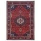 Feizy Rawlins 39HDF 2"7" x 8" Red and Navy Runner, , large