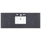 James Martin Vanities Breckenridge 60" Single Bathroom Vanity in Bright White with 3 cm Charcoal Soapstone Quartz Top and Rectangular Sink, , large