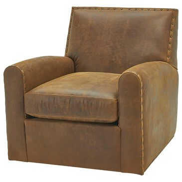 Massoud Hugo Swivel Chair in Burnham Sycamore, , large