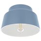 Hunter Cranbrook 1-Light Flush Mount in Indigo Blue, , large