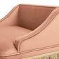 Jennifer Taylor Home Duchess 33" Medium Princess Pet Bed Sofa with Fringe Skirt in Peach Orange, , large