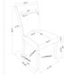 Modern Market Contemporary Dining Side Chair Chair in Shay Arctic, , large