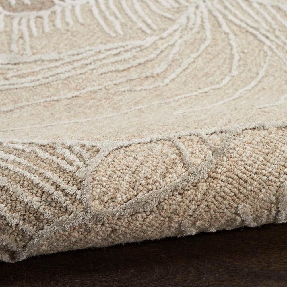 Nourison Avra 5&#39;3&quot; x 7&#39;3&quot; Taupe Area Rug, , large