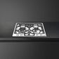 SMEG Classic 24" Corner Control Location Gas Cooktop in Stainless Steel, , large
