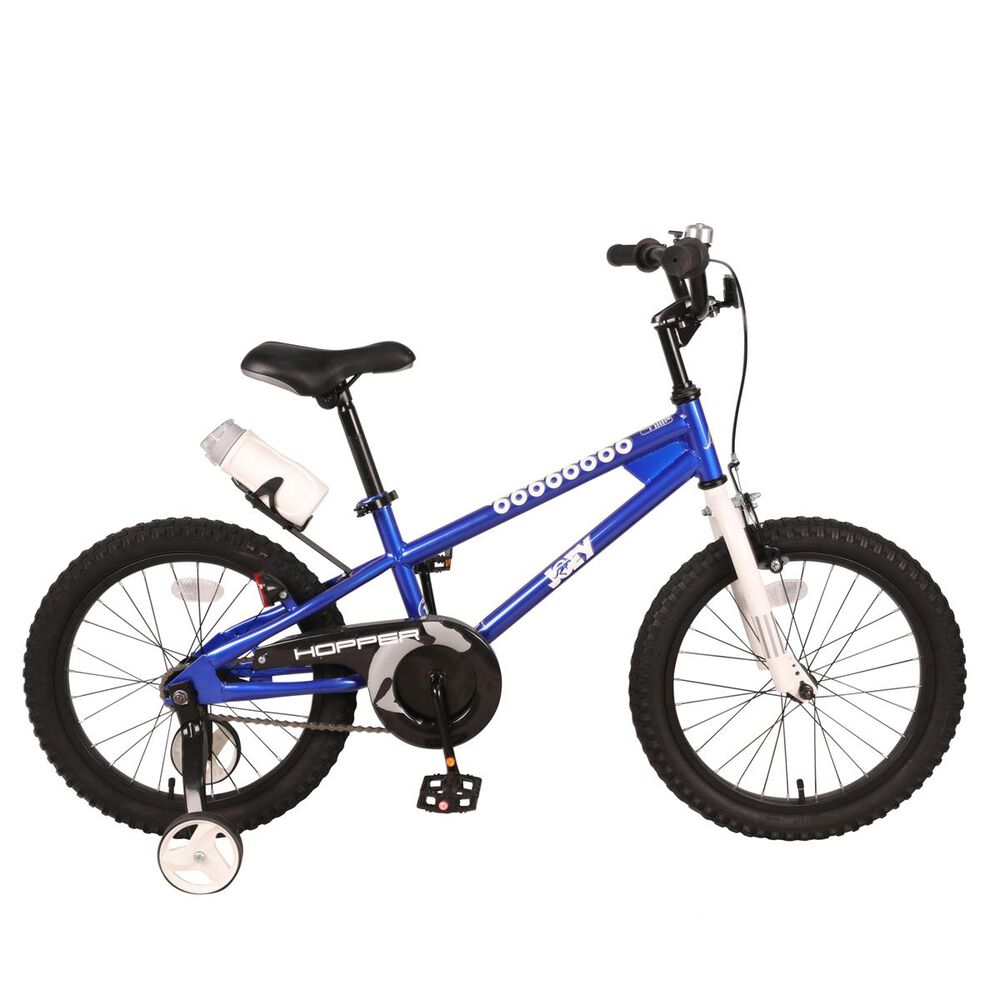 Joey Hopper 18 inch Kid's Bicycle with Training Wheels in Blue, , large