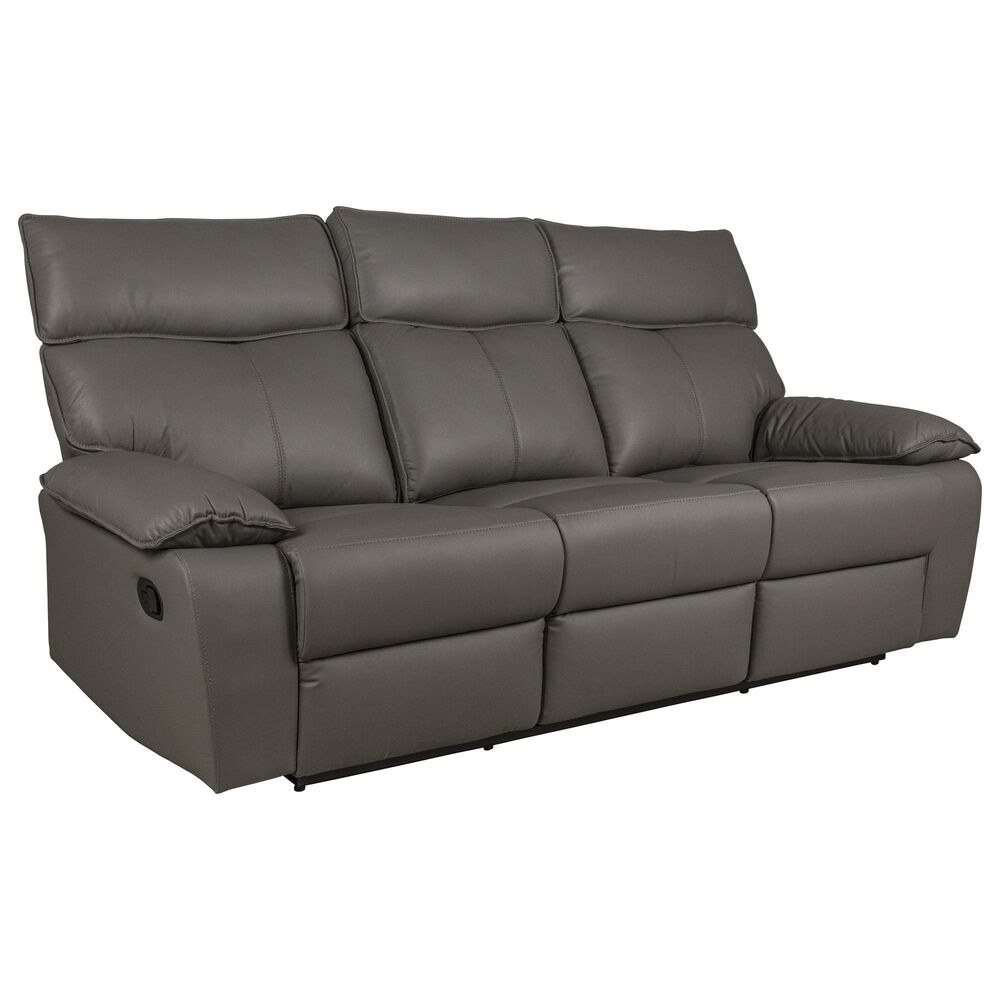 Mayberry Hill Wildcard Manual Motion Reclining Sofa in Aviarah Grey, , large