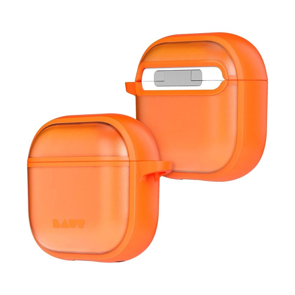 LAUT Huex Protect Case for AirPods 4 in Neon Orange, , large