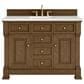 James Martin Vanities Brookfield 48" Single Bathroom Vanity in Honey Oak with 3 cm Arctic Fall Solid Surface Top and Rectangular Sink, , large