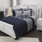 Rizzy Home Breeze On By Donny Osmond 90" X 92" Quilt in Indigo, , large
