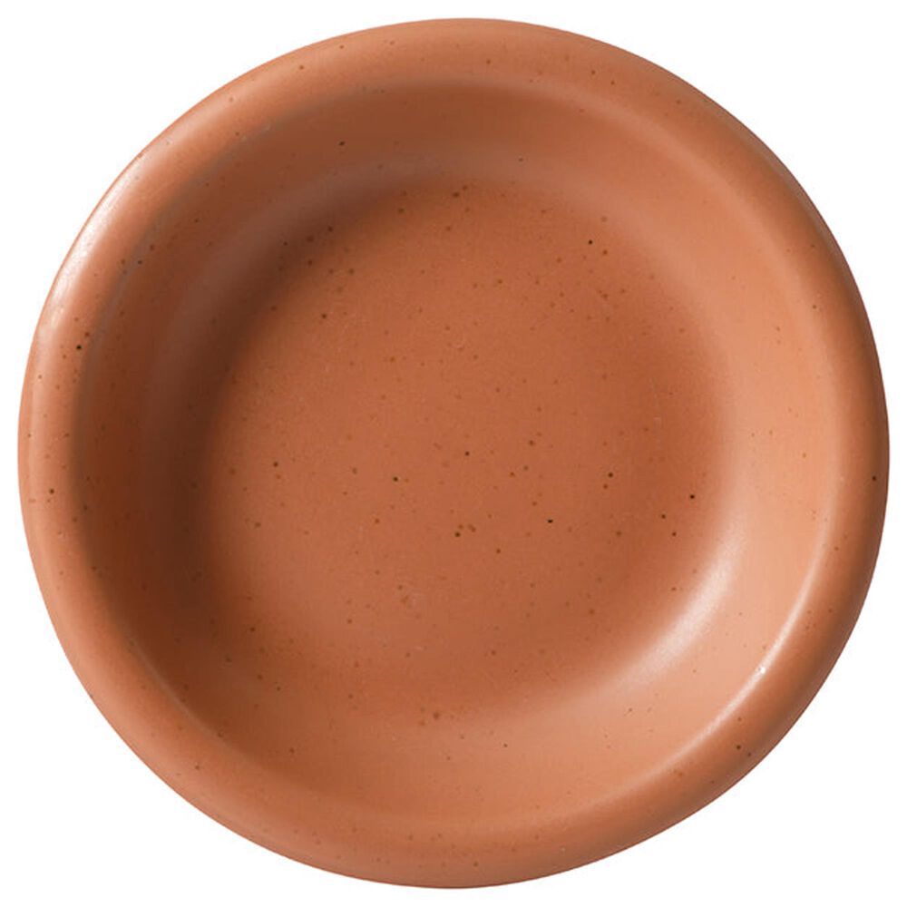Gibson Home Corcisa Clay 12-Piece Stoneware Reactive Glaze Dinnerware Set in Burnt Apricot Terracotta, , large