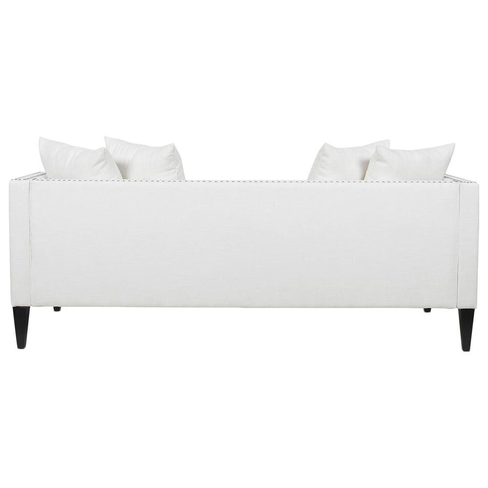 Jennifer Taylor Home Caroline Stationary Sofa in Antique White Nebraska Furniture Mart