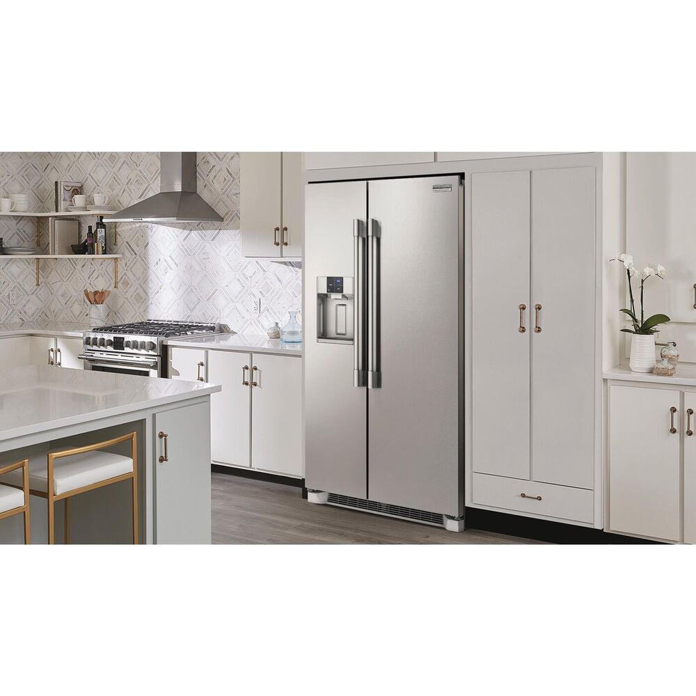 Frigidaire Professional 22.3 Cu. Ft. Professional Side by Side Refrigerator with Counter Depth in Stainless Steel, , large