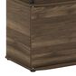 HOMLUX End Table with Open Shelf in Columbia Walnut and Black, , large