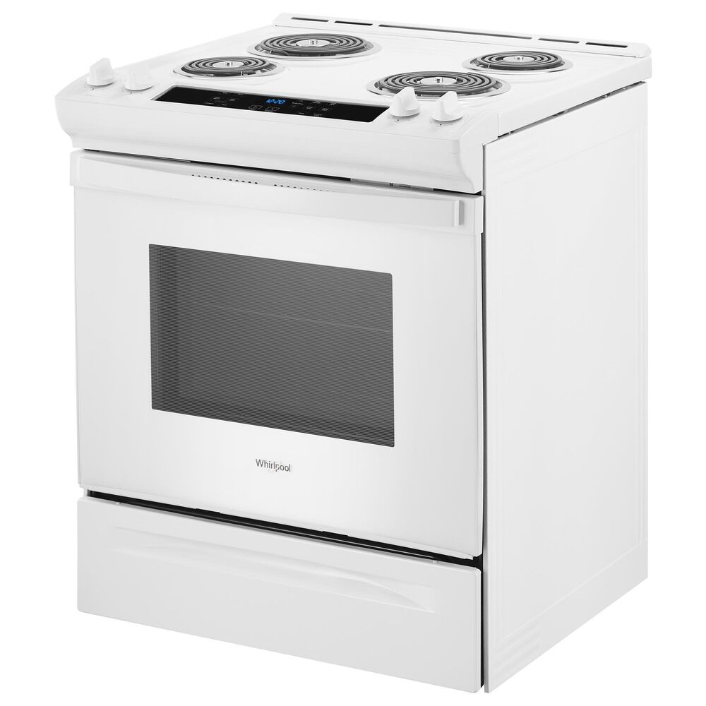 Whirlpool 4.8 Cu. Ft. Slide-in Electric Range in White, , large