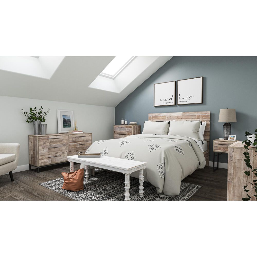 Ashley Neilsville 6-Drawer Dresser in Whitewash and Dark Pewter, , large