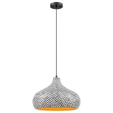 Savoy House Jade 1-Light Pendant in Black, , large