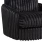 Coaster Sarco Swivel Accent Arm Chair in Black, , large