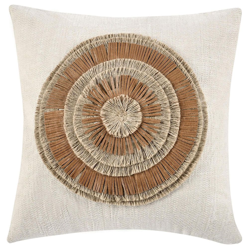 Classic Home Pueblo 22" Square Throw Pillow in Chestnut and Natural, , large
