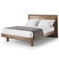 BDI Kava Queen Platform Bed in Natural Walnut with Lighting and USB Ports, , large