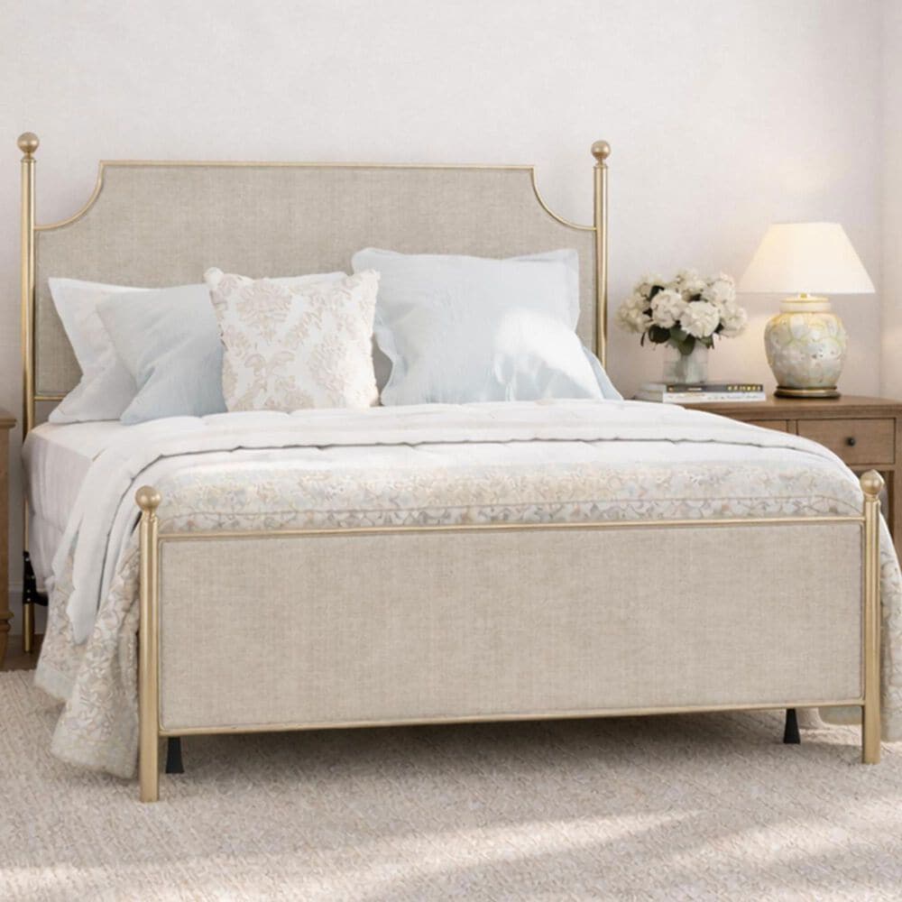Richlands Furniture McArthur Queen Poster Bed in Beige, , large