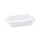 HIC Kitchen 8.5" Lasagna Pan with Handles in White, , large
