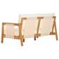 HOMLUX 4-Pieces Outdoor Conversation Set in Beige and Brown, , large