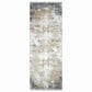 Surya Solar 3" x 8" Charcoal, Gray, Saffron and White Runner, , large