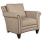Bradington-Young Richardson Leather Accent Chair in Cream, , large