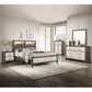 Crown Mark Rhett 5-Piece King Platform Bedroom Set in Gray and White, , large