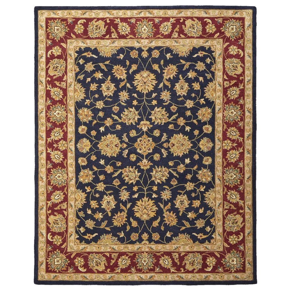 Feizy Rugs Wagner Navy and Red 8" x 10" Area Rug, , large