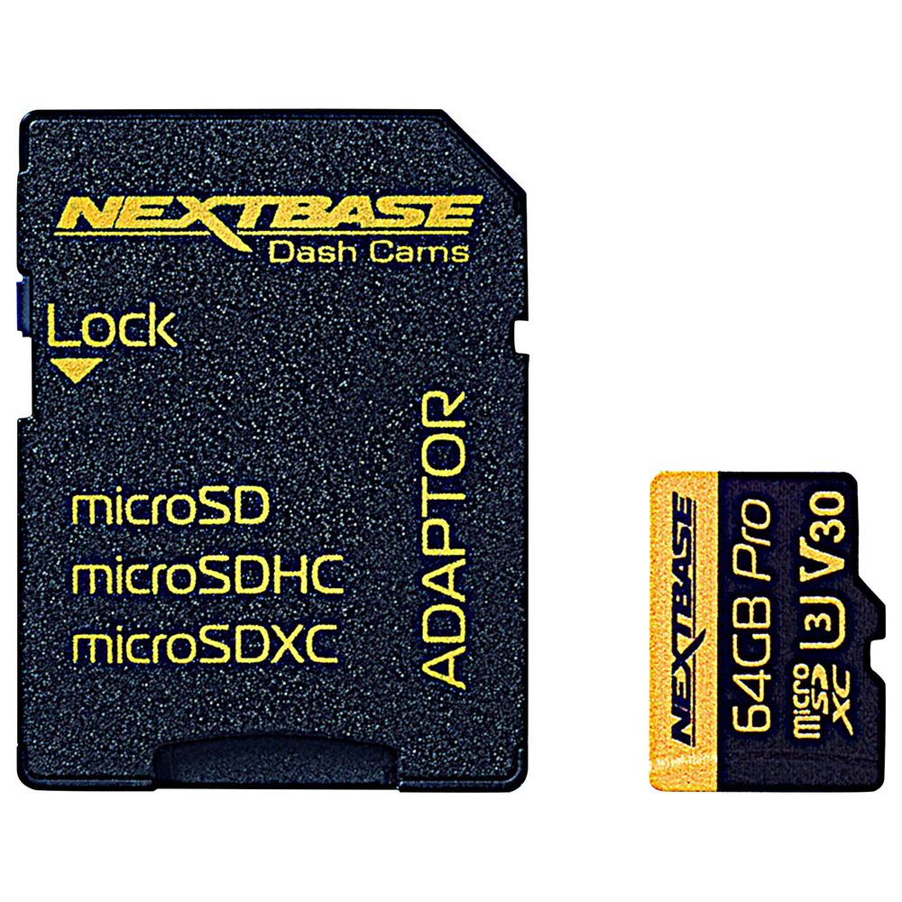 Nextbase 64GB U3 microSD Card in Black, , large