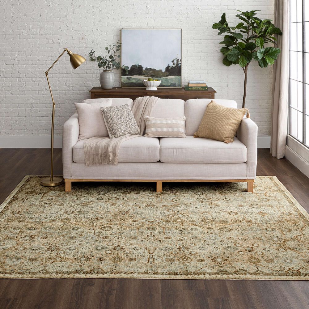Karastan Divina Ethereal 5&#39; x 7&#39;10&quot; Vanilla Area Rug, , large