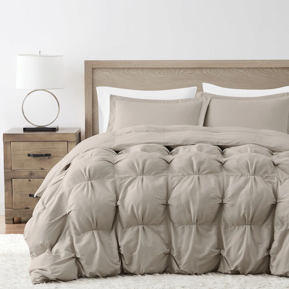 Pem America Puffer 2-Piece Twin/Twin XL Comforter Set in Beige, , large