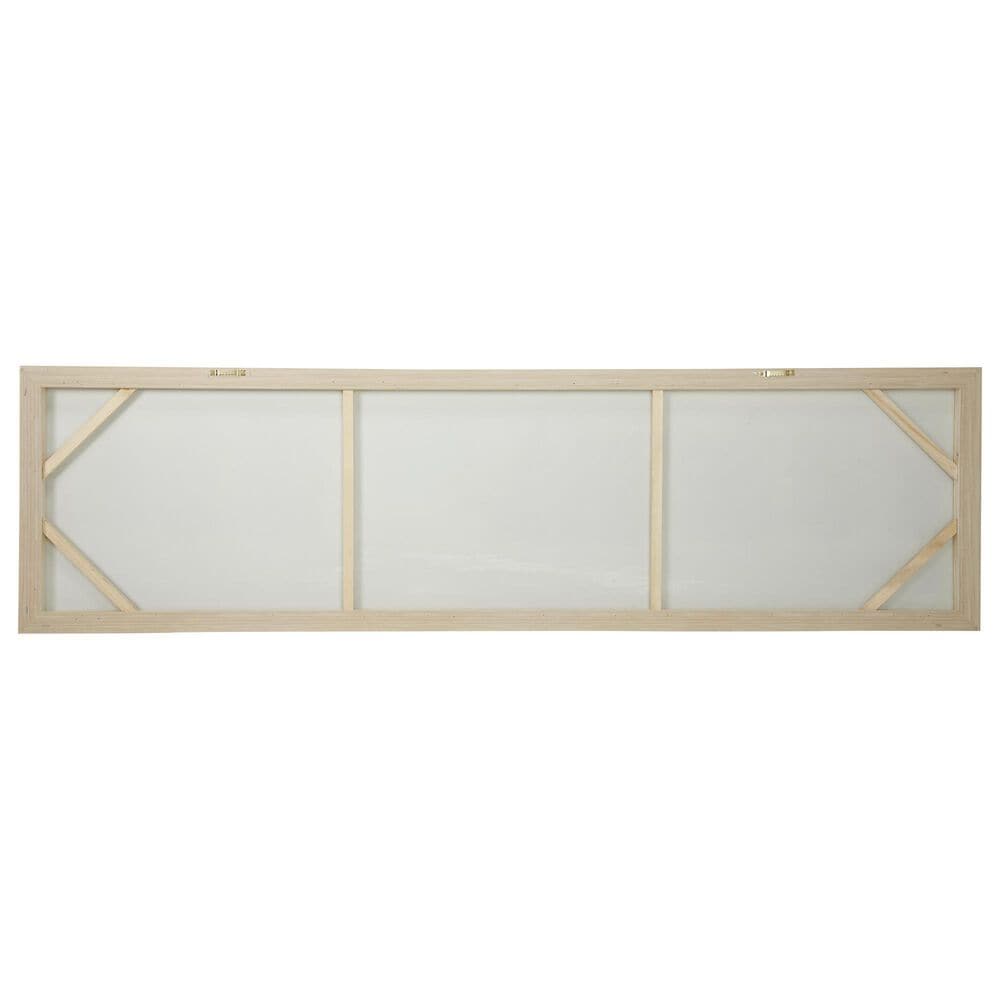 Maple and Jade 20&quot; x 71&quot; Tree Wall Art with Brown Frame in Green, Black and Cream, , large