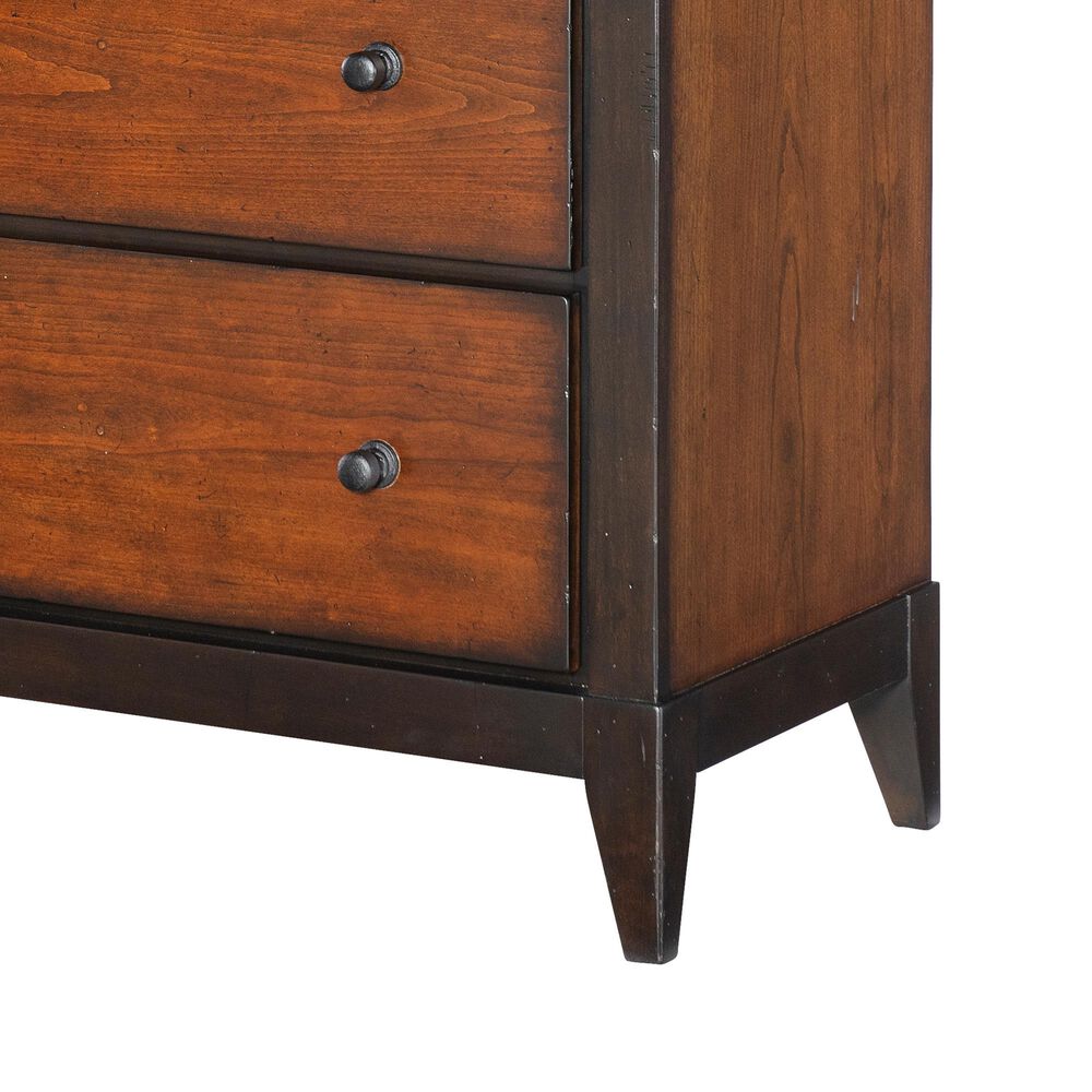 Legacy Classic Fenmore 7-Drawer Dresser and Mirror in Mocha and Distressed Cherry, , large