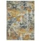 Oriental Weavers Malibu 2" x 3" Blue and Gold Area Rug, , large