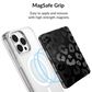 Velvet Caviar MagSafe Phone Wallet in Black Leopard, , large