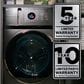 GE Profile 4.8 Cu. Ft. Ultra Fast Combo Washer/Dryer with Heat Pump In Slate, , large