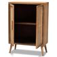 Baxton Studio Alina 2-Door Accent Storage Cabinet in Medium Oak, , large